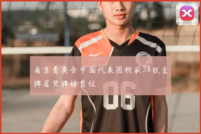 南京青奥会中国代表团斩获38枚金牌居奖牌榜首位